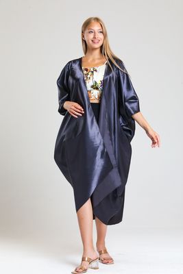  Sense K.Füme Saten Şifon Plaj Kimono | ELB33597